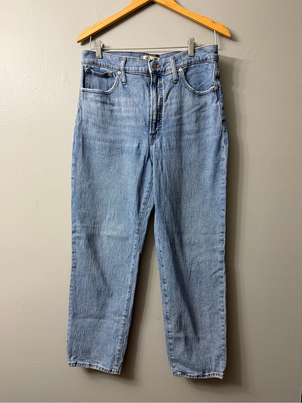Madewell The Perfect Vintage Straight Leg Denim Jeans